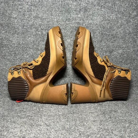 Sorel Women's Brex Heel Cozy Lace Bootie Boot Tawny Buff Brown Size 11 NWOB - Picture 6 of 10